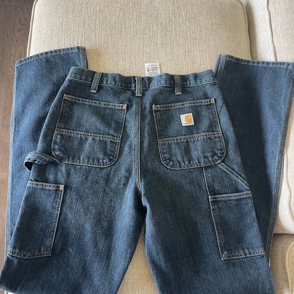 Men’s Carhartt Relaxed Fit Cargo Jeans - Picture 3 of 4